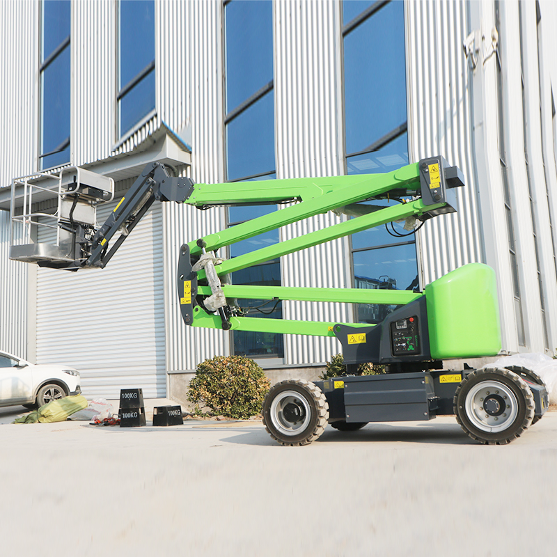 All-Terrain Articulated Tracked Boom Lift | Towable Design with On-Site Self-Propelled Capability