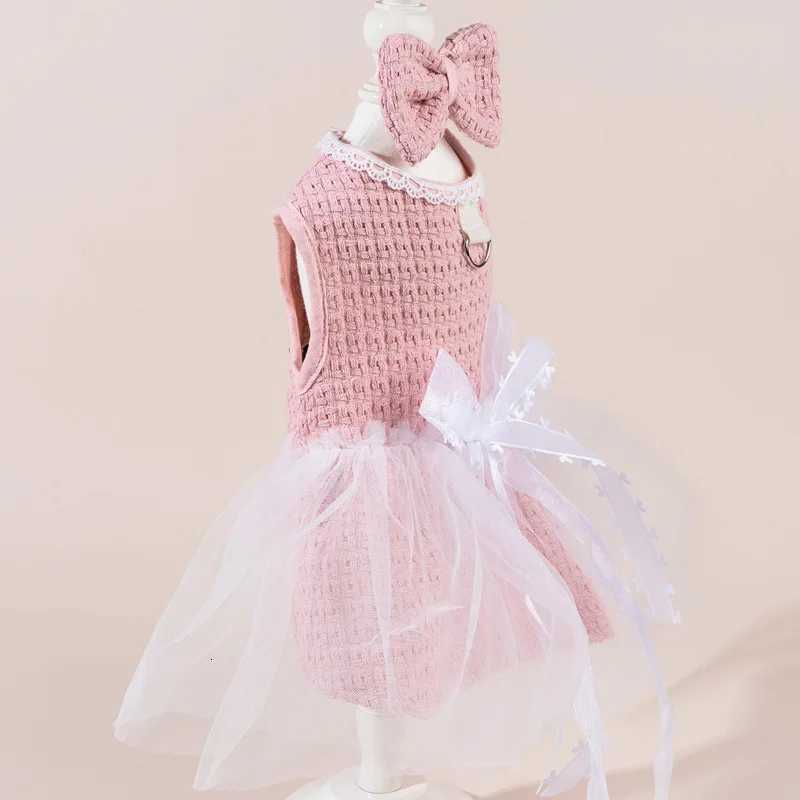 2025 New Pink Pet Cat and Dog Universal Cute Little Fragrant Gauze Skirt M251208