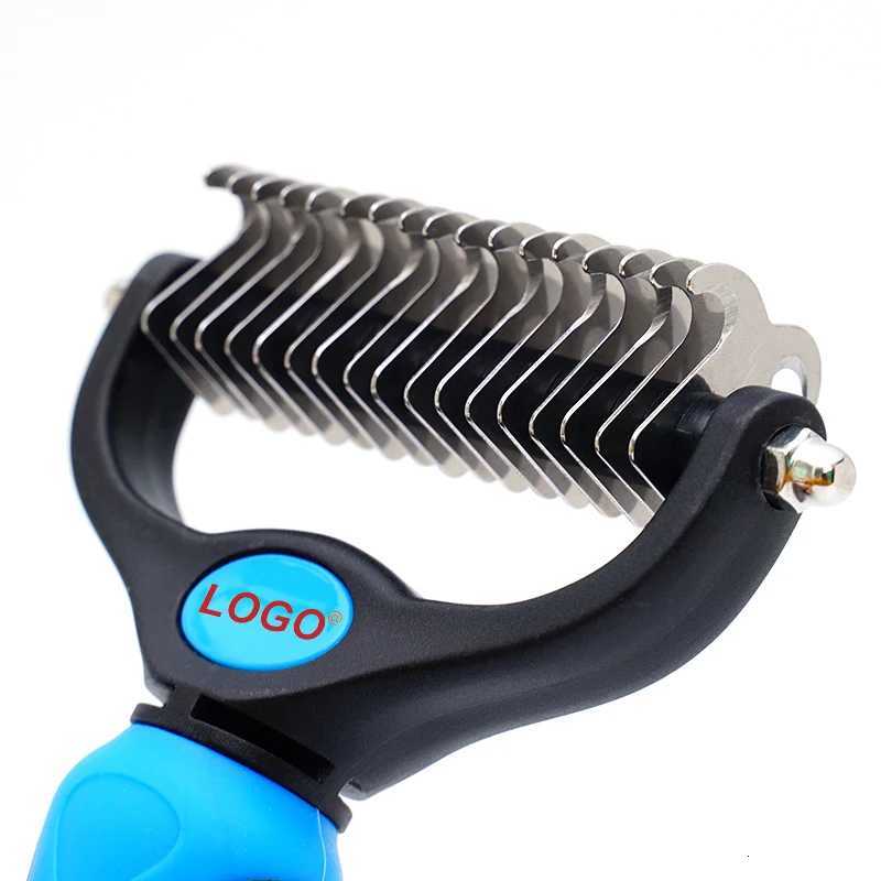 Pet Knot Remover Comb for Dogs Cats - Dematting Tool with Stainless Steel Blades - Detangling Brush for Matted Hair - Professi M251208 - view 3
