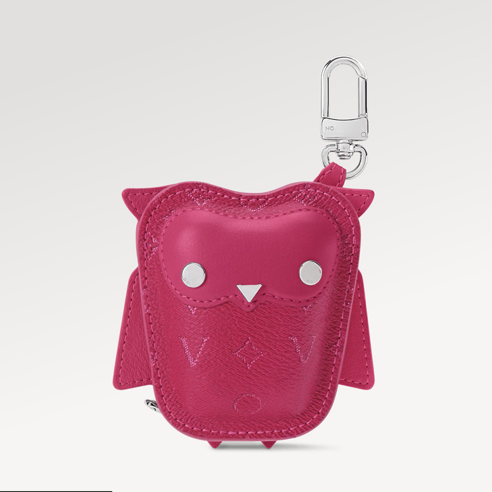 Designer Keychain Wallet Luxury Bag Charm Women Men Round Graffiti Coin Wallet Mouth Red Envelope Zipper Portable Key Case Headphone Bag Leather Pendants