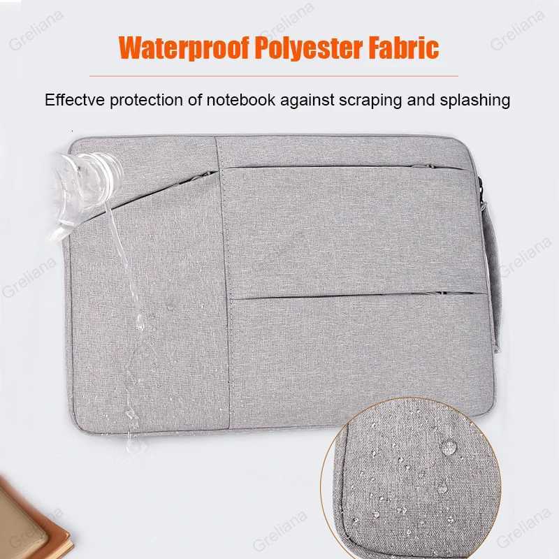 Laptop Bag 133 156 14 inch Waterproof Notebook Case Sleeve For Macbook Air Pro 13 16 15 Lenovo Computer Handbag Briefcase BagT251208