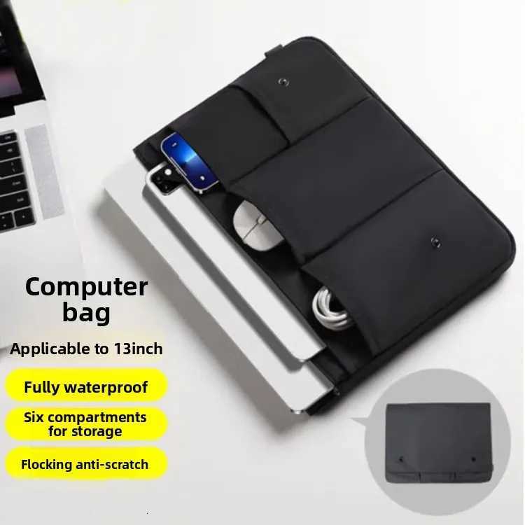 Protective Laptop Sleeve Case for 13 14 15 16 Inch Xiaomi Lenovo Dell Macbook Air Pro Cover Waterproof Laptop Bag Men WomenT251208
