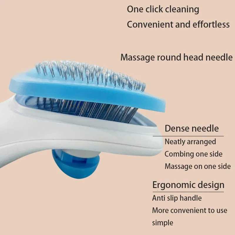 Pet Dog Hair Brush Cat Comb Brush for Dogs Cats Puppy Kitten Grooming Tools Dogs Accessories Pet Supplies M251208 - view 4