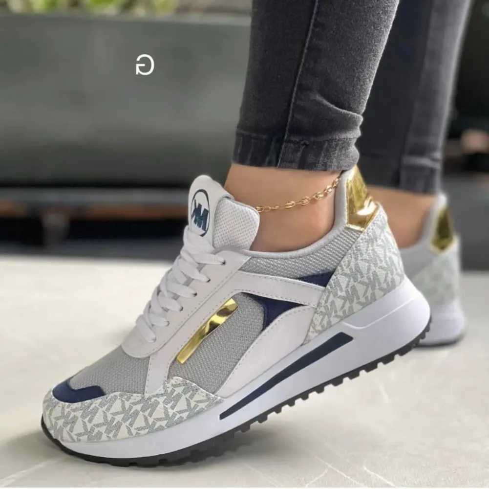 2024 Women Shoes Spring New Fi Wedges Casual Sneakers Female Platform Black White Womens Vulcanize ShoesXJ251208