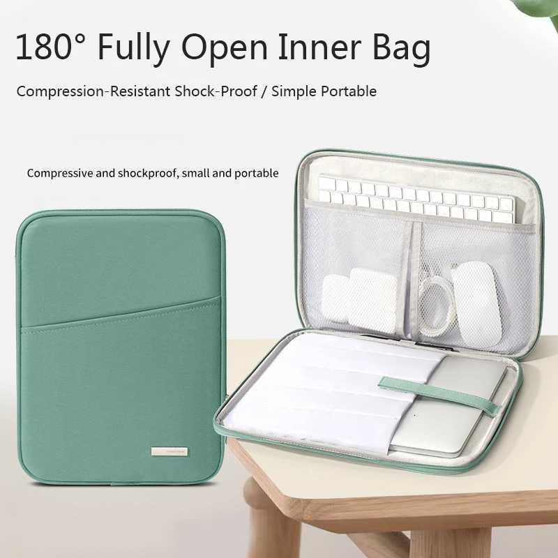 Laptop Sleeve Bag 133 141 156 Inch Notebook Case For Macbook Air Pro iPad 129 11 10 Portable Bag Computer Waterproof HandbagT251208