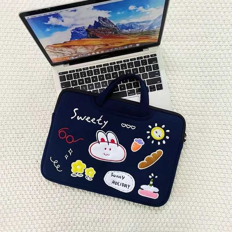 Cute Laptop Handbag For Ipad Pro11 Macbook Air 136 153 Pro133 14 16 Xiaomi Lenovo 156 Inch Shockproof Notebook PouchT251208