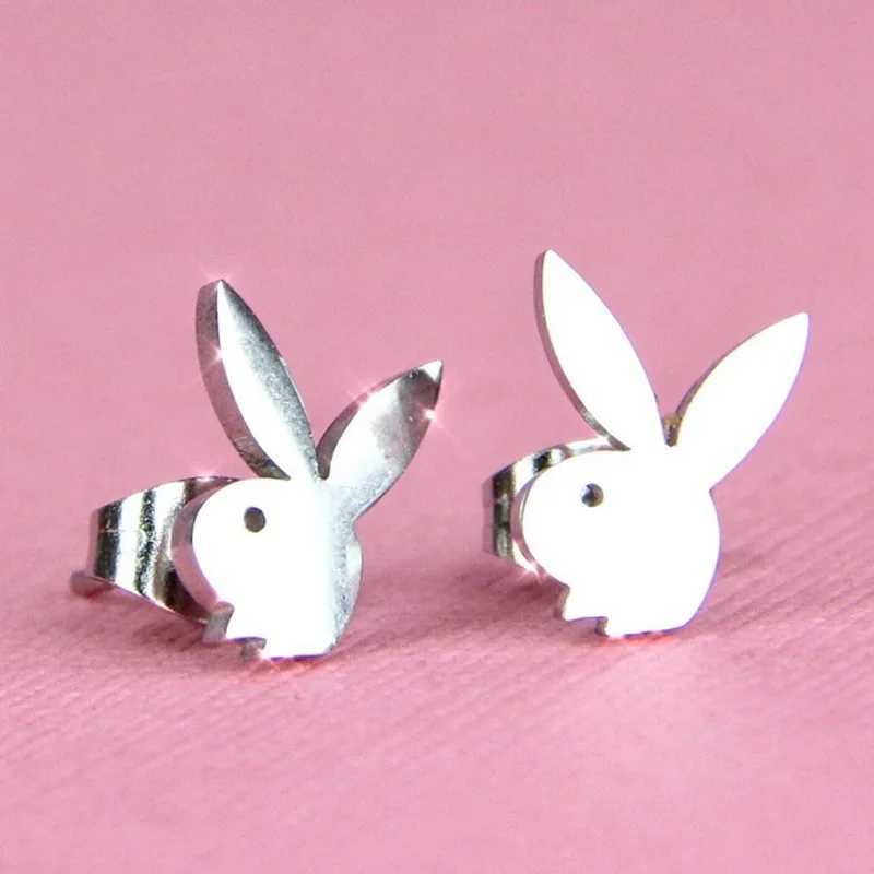 Cartilage Piercing Stud Earring for Women Cute Bunny Earrings Piercing Womens Ear Studs Jewelry J251208