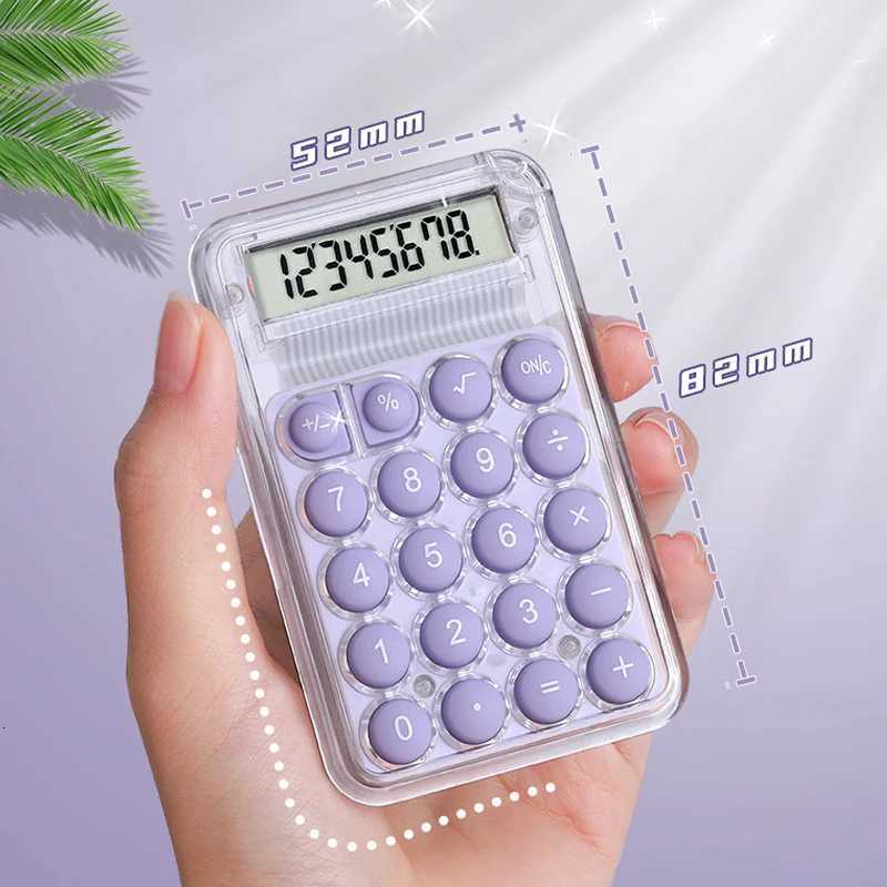 Cute Silent Calcator Mini Version Learning Auxiliary Small Portable Calcator Back To School Supplies Students/Finance H251208