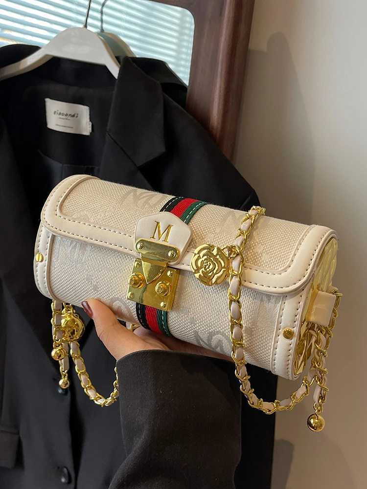 High-end designer all-mah chain bag wens bag 2025 new fi niche texture fi e-shoder messenger bag cylinder bag Y251208