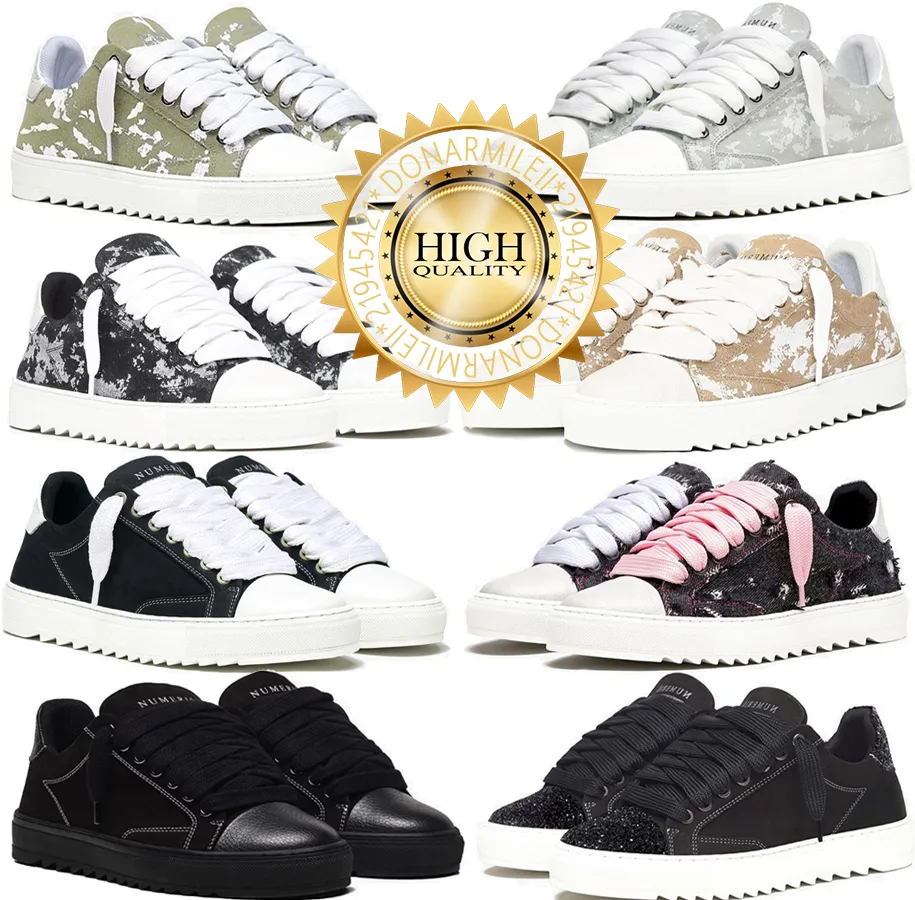 10A Top Design Numeris Atelier Sneakers Shoes Women Men Canvas Leather Casual Walking Rubber Sole Daily High Quality Comfort Couple Footwears EU35-45