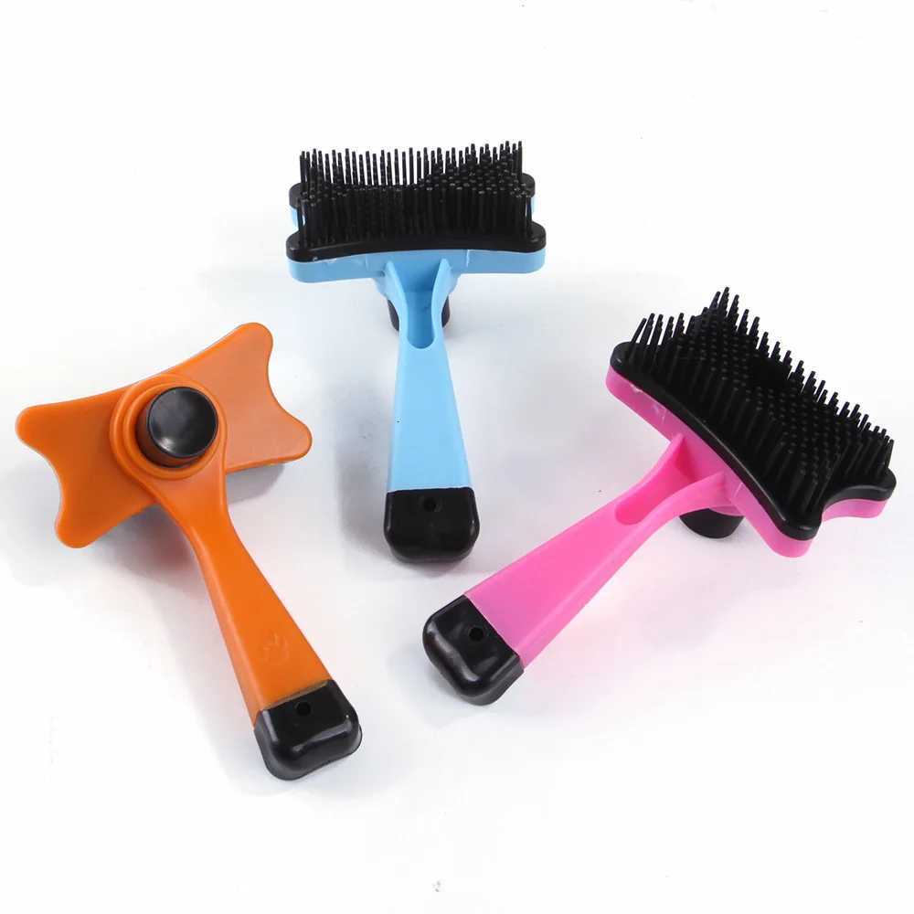 Pet Deshedding Brush - One-Click Hair Removal Tool for Cats Dogs Grooming Comb for Shedding Reduction Massaging Beauty Brush M251208 - view 3