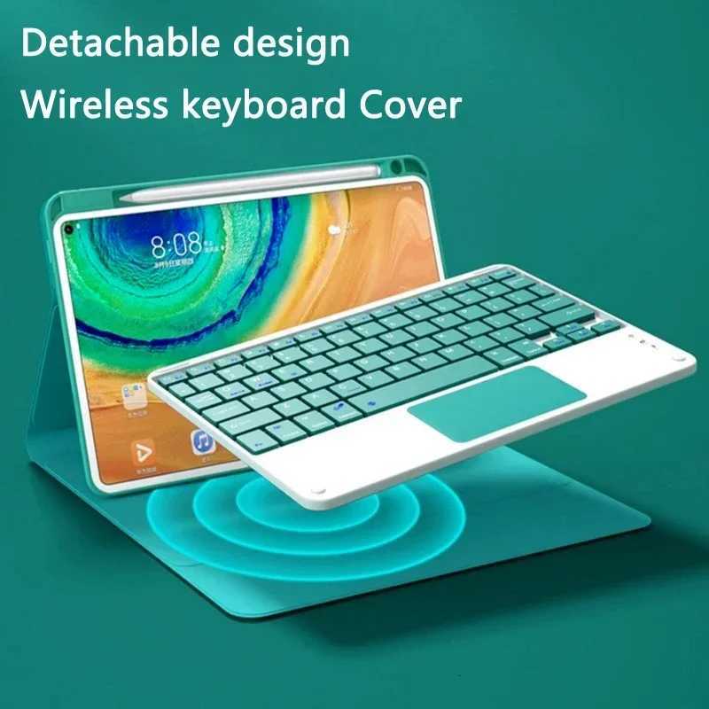 Case For MatePad 104 BAH3-W09/AL00 Keyboard Funda for Honor Pad V6 104 Wireless Spanish Keyboard Cover Russian Teclado C251208