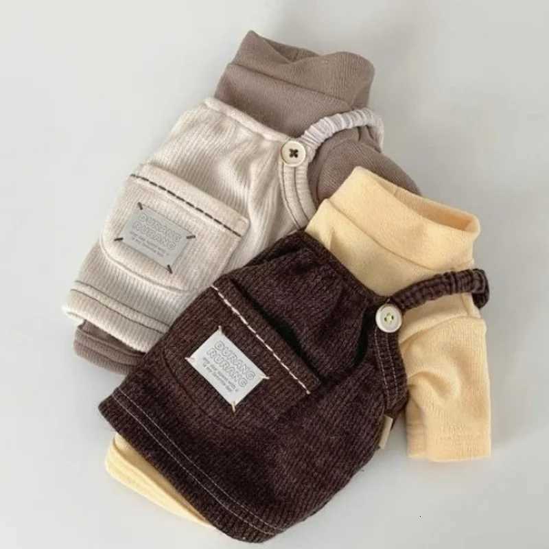 Suspender Dog Dress Warm Soft Dog Clothes Luxury Puppy Princess Skirt Cute Solid Cat Pinafore Dress Pet Jacket Chihuahua Apparel M251208