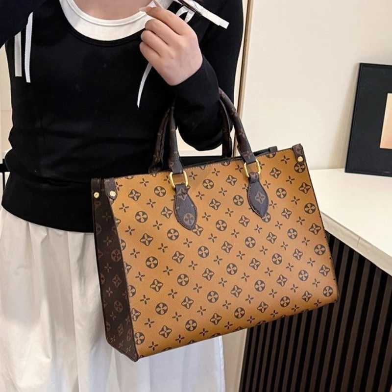 French Niche Handbag for Wen 2025 A Fiable and Tote Bag with Large Capacity and Versatile Cmuting Patterns Y251208