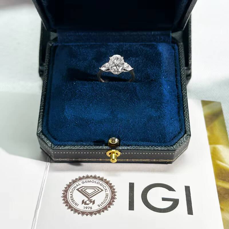 Madonna Lab Grown Diamond Ring GIA Certified Lab Grown 3CT 5CT Lab Grown Diamond Jewelry