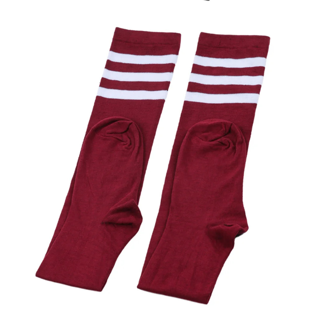 1 Pair Plus Size Womens Thigh High Socks for Thick Thighs Highs Widened Extra Long Thick Striped Knit Socks Stockings 251205