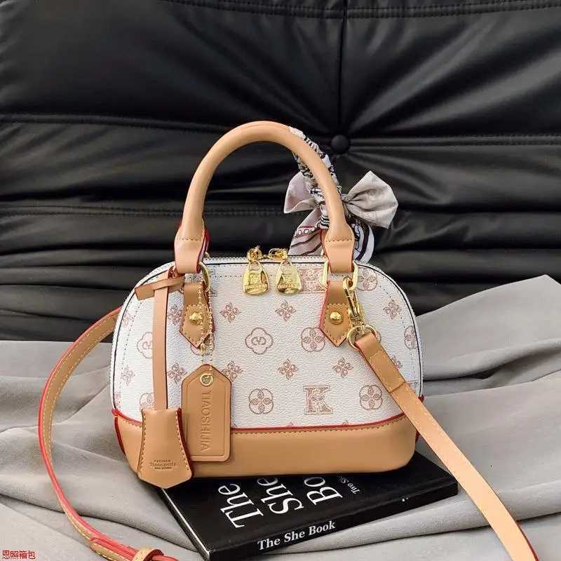 2025 Shell Print Crossbody Bag Fi Shoder Purse for Wen Textured Tote Elegant Day-to-Night Bag Chic Sling Bag Y251208