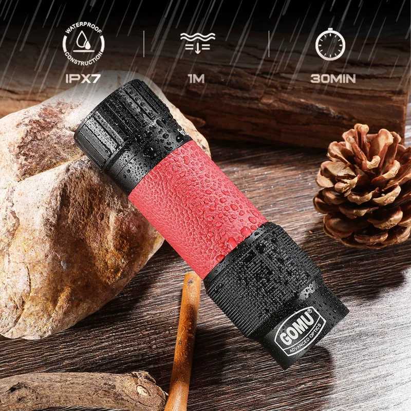 Gu 8x25 Monocar Waterproof Telescope Fl Metal High Power Portable Pocket Hunting Camping Long Range Bak4 Mini C251208