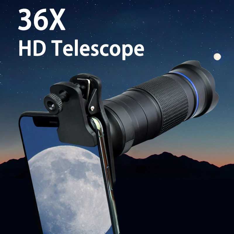 Powerf Mini 36X32 Monocar Telescope HD Portable BAK4 Waterproof SMC Coated Outdoor Pocket Cpact Binocar For Tourism C251208