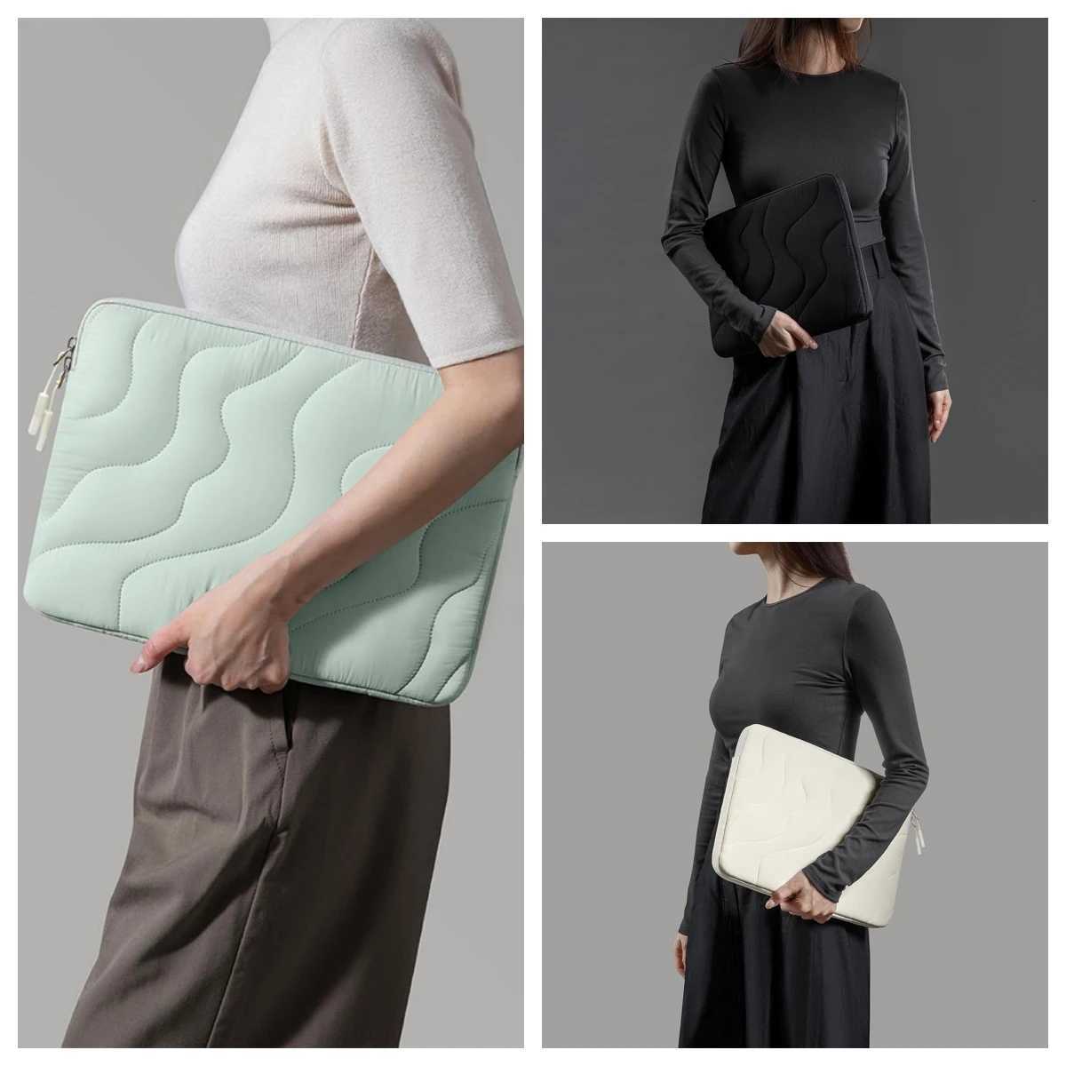 Laptop Sleeve Bag Laptop Case For MacBook Air Pro 133 14 inch Notebook Pouch for Lenovo Asus HP Dell Portable Bag Cover CaseT251208