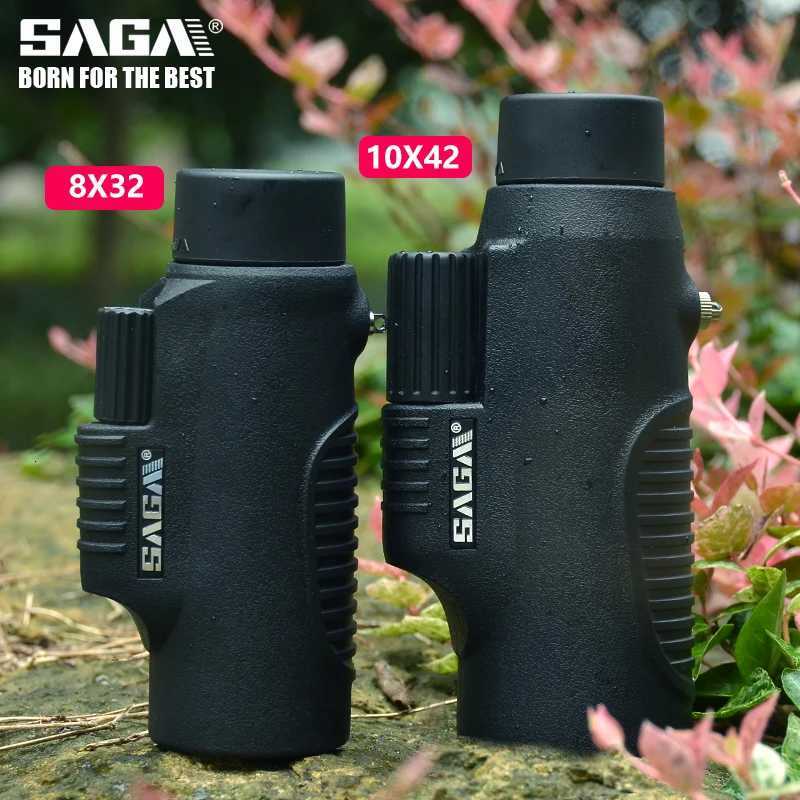 SAGA BAK4 8x32 10x42 Monocar Telescope HD Mini Monocar Outdoor Hunting Camping Scopes Phone C251208