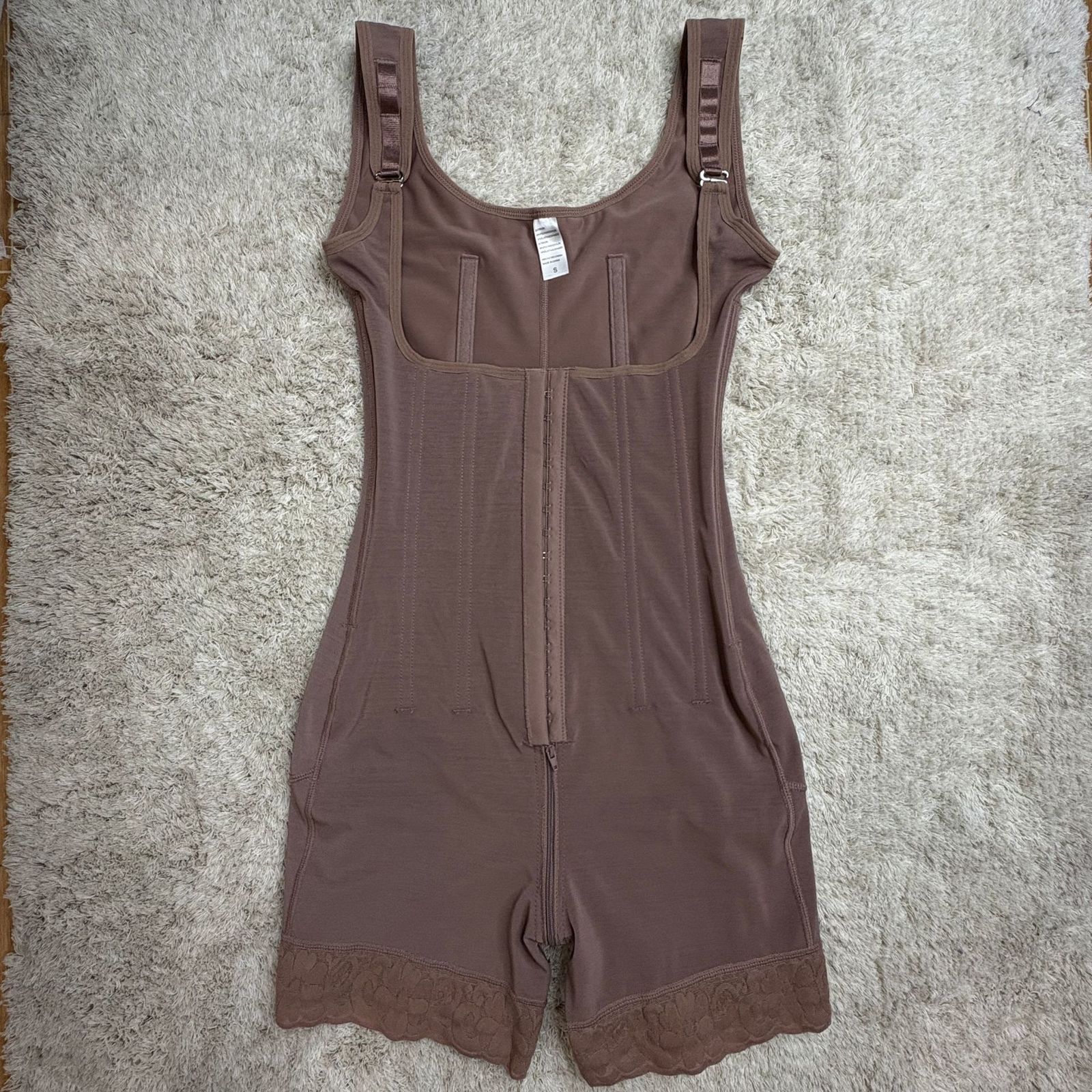 Plus Size Compression Tummy Control Full Body Shaper Women Butt Lifter Open Crotch With Zipper Shapewear Bodysuit Fajas 251022