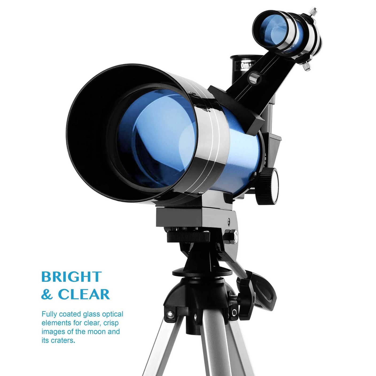 30070 Telescope 125 Eyepieces Wide Vision Moon Watching Monocar with Tripod 15X Erecting Eyepiece 3X Barlow Lens Kids Gift C251208