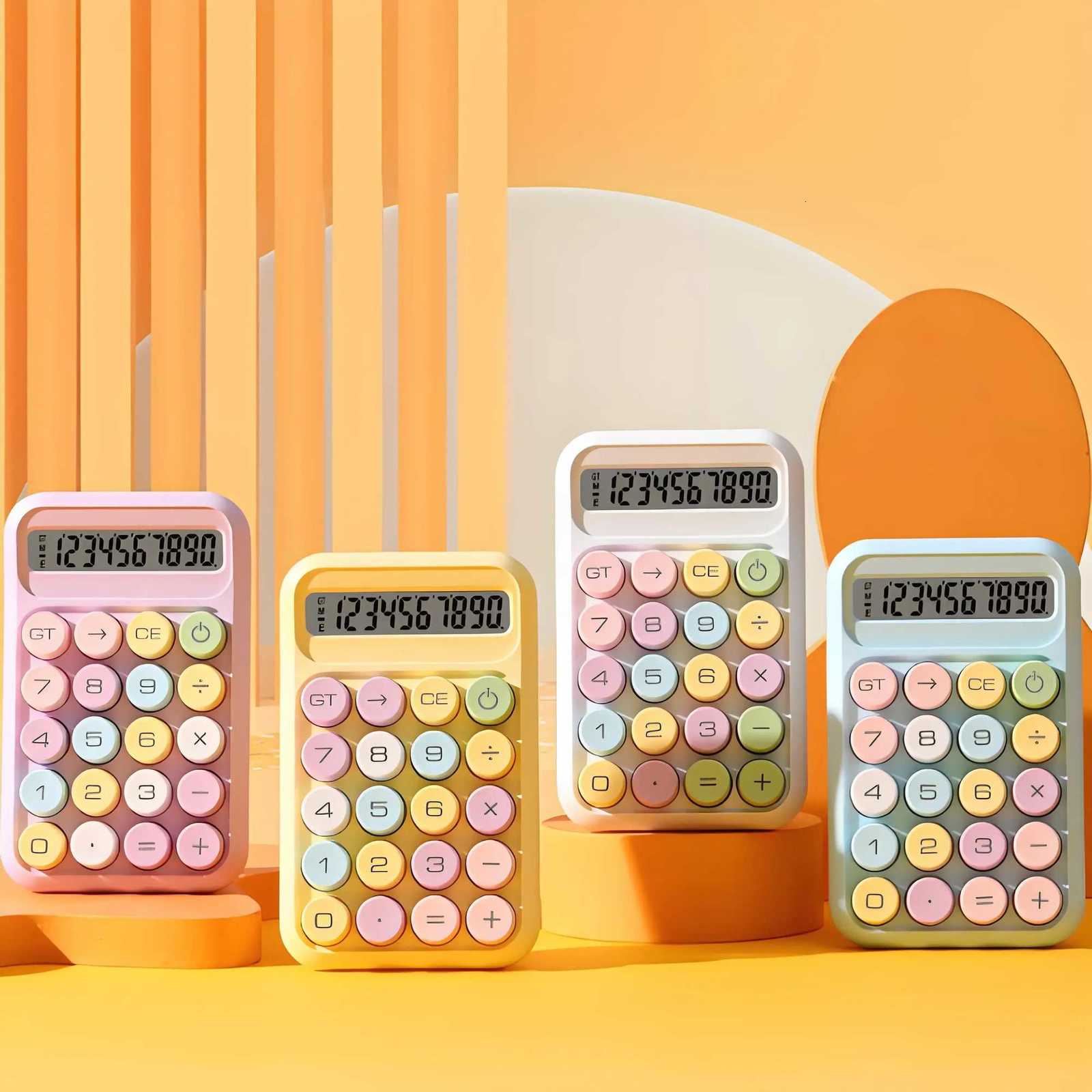 1PC new 819 high value small fresh calcator 10 digit dopamine calcator student off calcator H251208