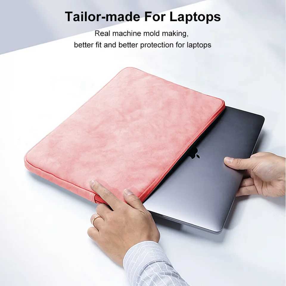 Laptop Sleeve Bag for Macbook Air Pro 13 133 14 154 156 Inch Notebook Pouch for Lenovo Asus HP Dell Portable Bag CoverT251208