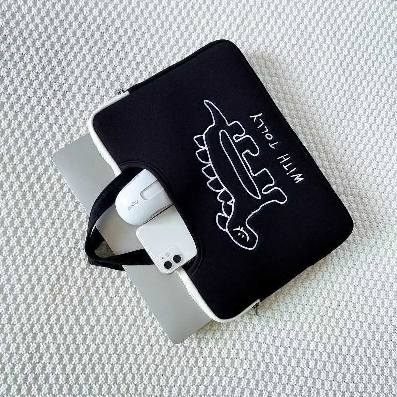 Korea Cartoon Laptop Handbag133/136/14/15/156/16Inch Notebook Accessories For Macbook Lenovo Huawei Xiaomi Samsung Case BagT251208