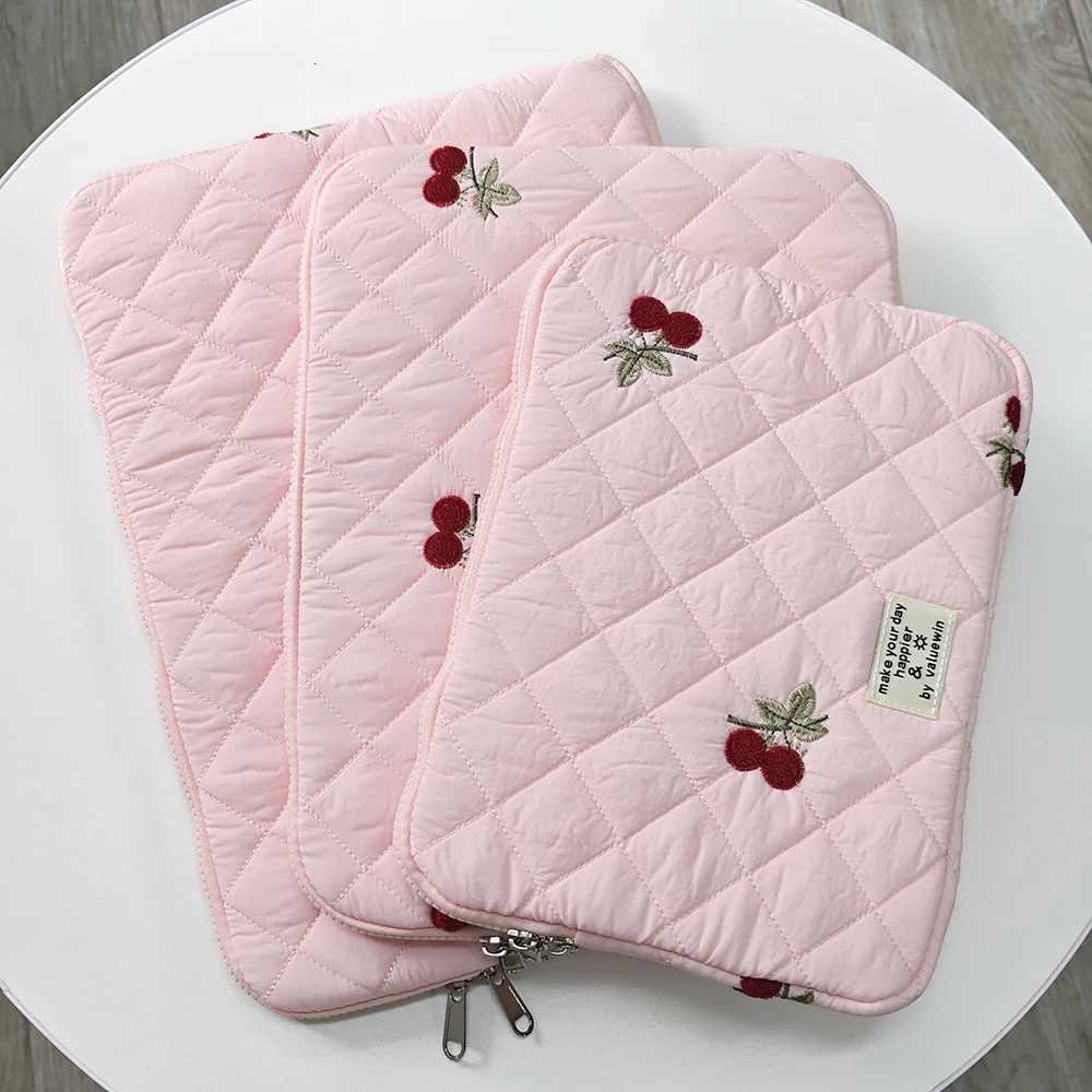 Embroidery Laptop Bag Case Macbook Air/Pro 13 14 15 156 16 Inch For Xiaomi Lenovo Dell Notebook Computer Laptop Sleeve WomenT251208