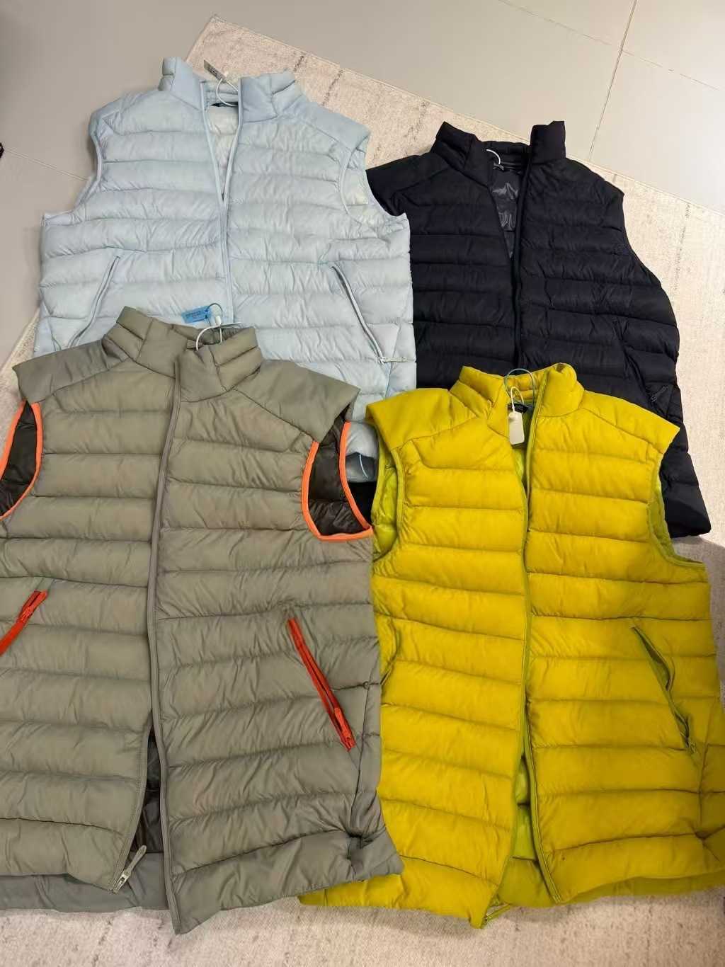 New style down vest Cerium Ves90 pure white goose down solid color casual zip-up stand collar jacket outerwear Q251208