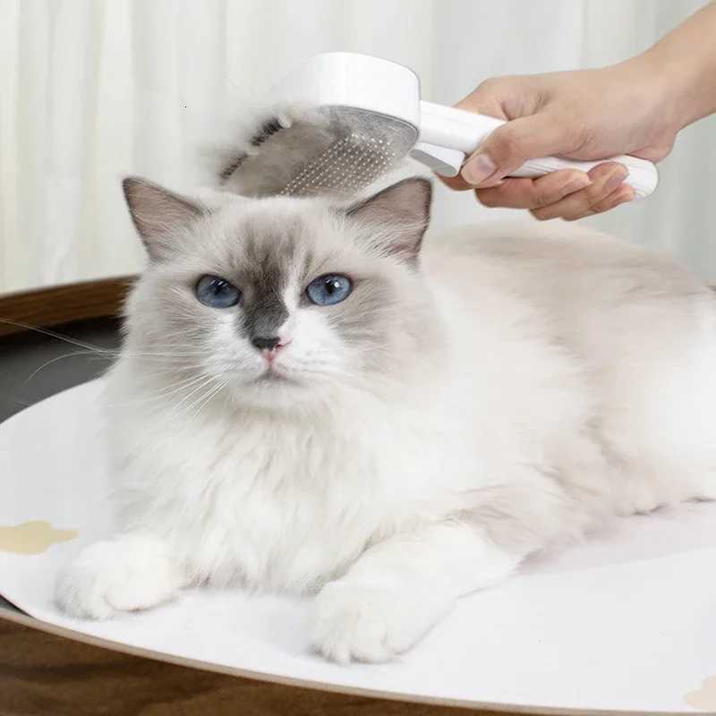 2-in-1 Brush - Anti-Tangle Deshedding Tool for Cats Dogs Gentle Massage Grooming for Long/Short Fur M251208 - view 3