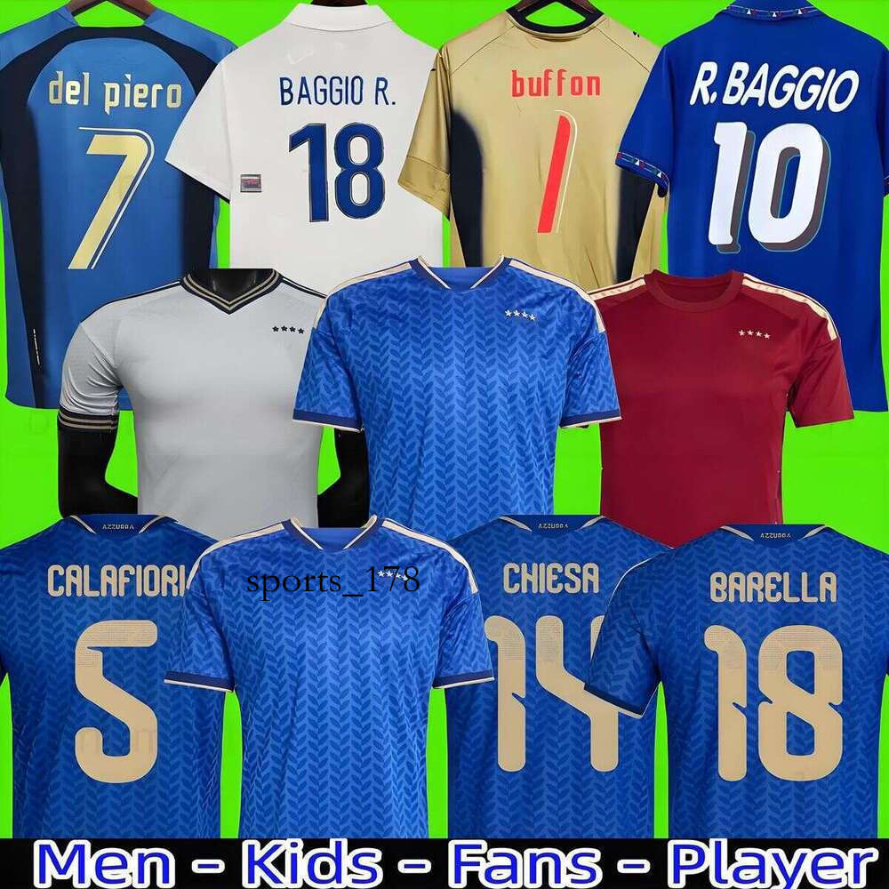 1982 ItalyS Retro soccer Jersey 1990 1996 1998 2000 2006 HOME FOOTBALL 1994 Maldini Baggio Donadoni Schillaci Totti Del Piero 2026 2027 Pi rlo Inzaghi buffon
