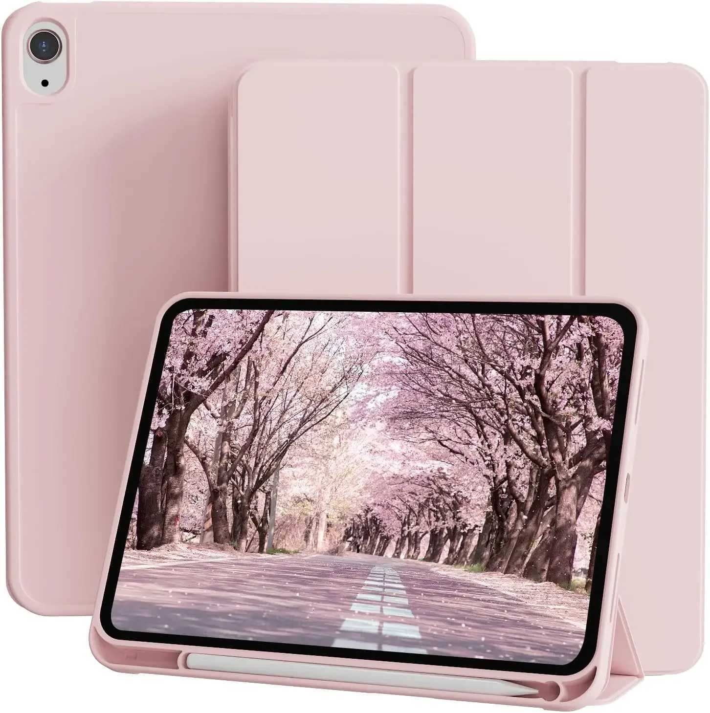 Case for iPad A16 11th/10th Generation 11/109 Inch 2025/2022 with Pencil Holder Slim Trifold Stand Smart Cover Soft TPU C251208