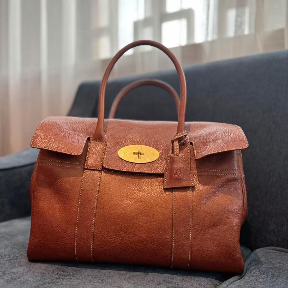 new arrival Shoulder Bags designer bayswater tote luxury women totes shoulder bags soft genuine leather real cowskin lady handbag mulberryes gold hardware