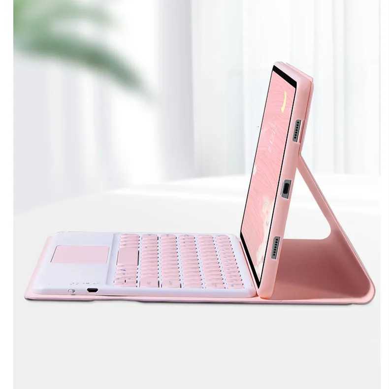 Case for Realme Pad 2021 Keyboard Russian Portuguese French Spanish Teclado for Realme Pad 10 4 104 inch Tablet Cover Coque C251208