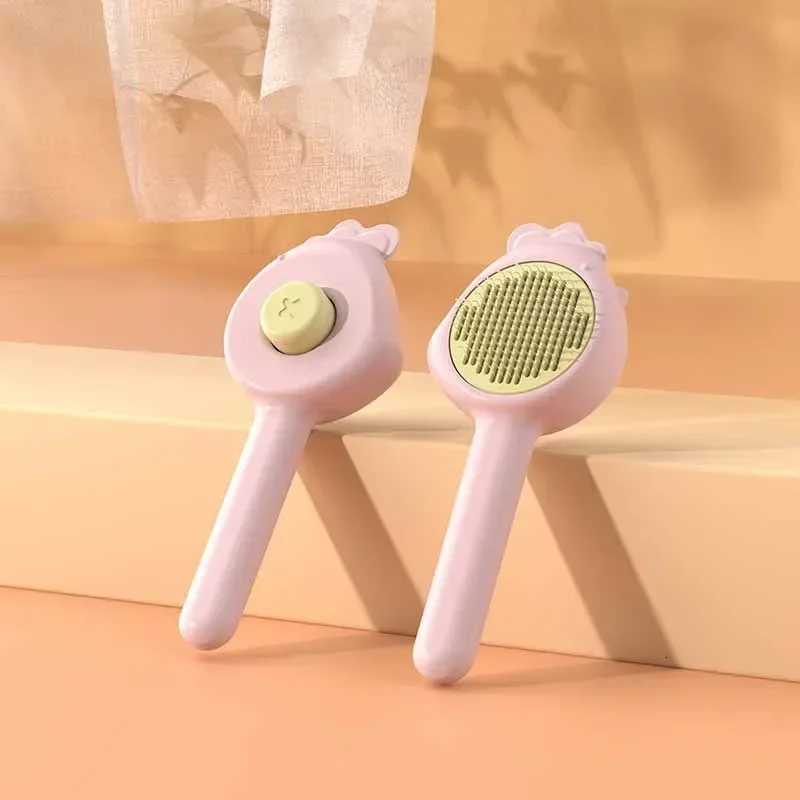 Pet Massage Brushes Cat Comb Hair Removal Pet Grooming BrushSelf Grooming Brush for Kitten Removes Tangles Loose Fur Cats Dogs M251208 - view 7