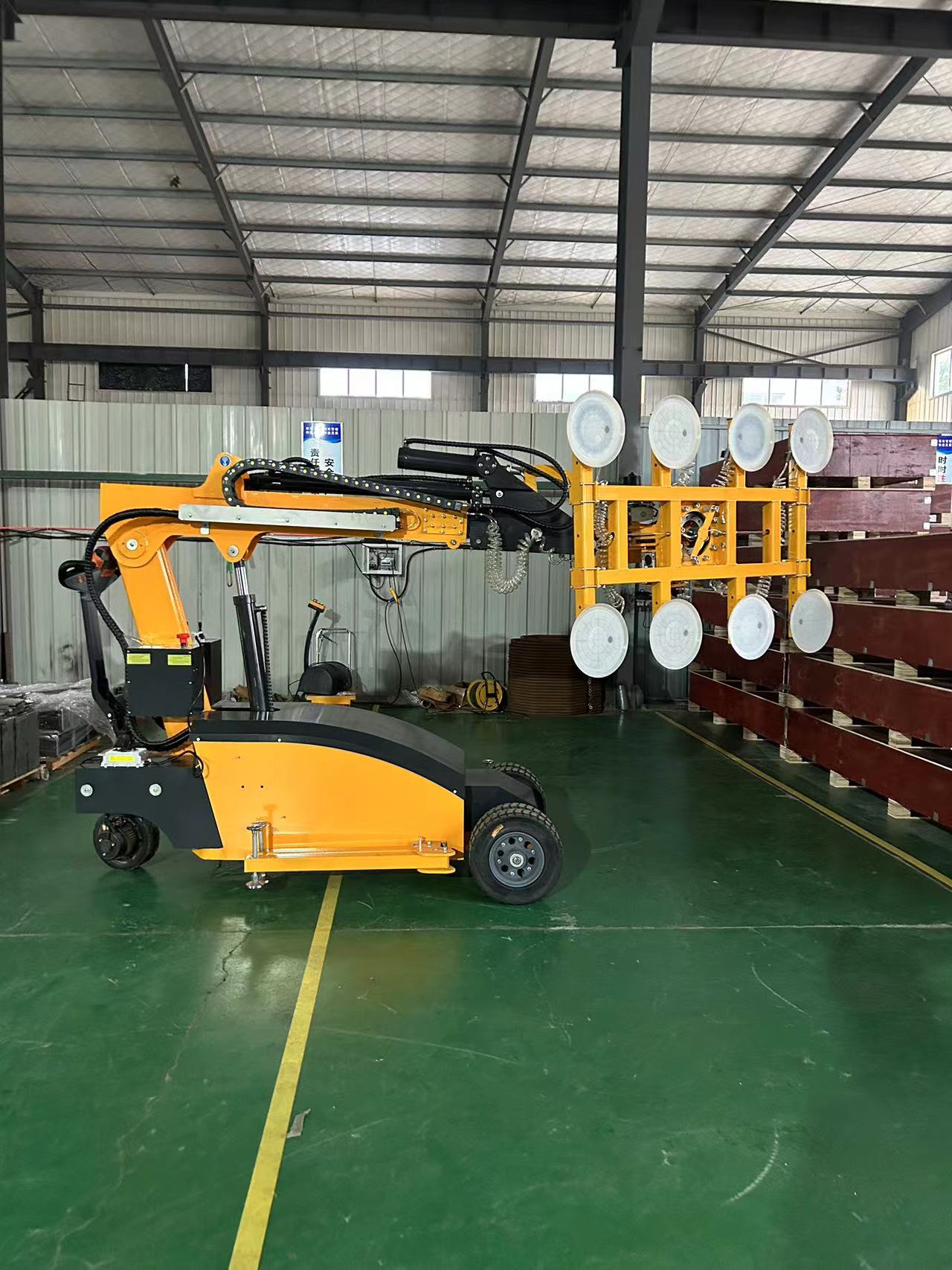 High Quality Electric Glazing Robot | Suction Cup Vacuum Lifter for Precise Glass Handling & Installation