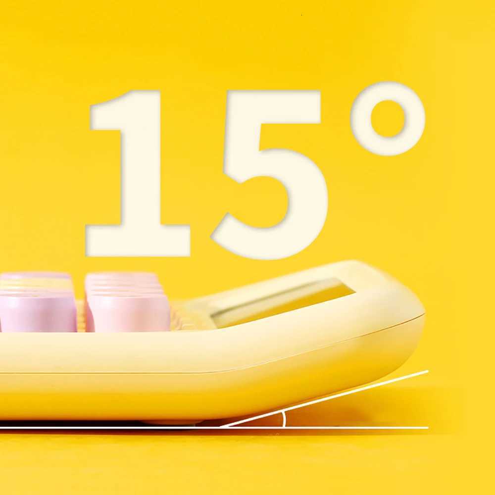 NEW Kawaii Calcator Cartoon Candy Colour Silent Mechanical Keyboard Desktop Financial and Accounting Learning Calcator H251208