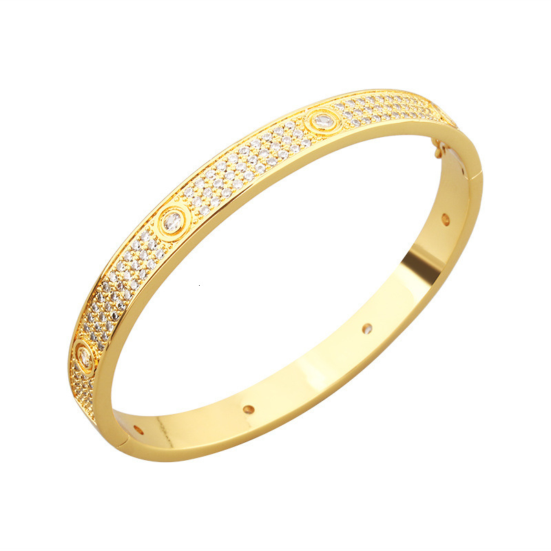 European And American Hot-Selling Round Diamond Star Bracelet For Women, Light Luxury Elegant Round Bracelet, Cross-Border Hot-Selling, Direct From Ma