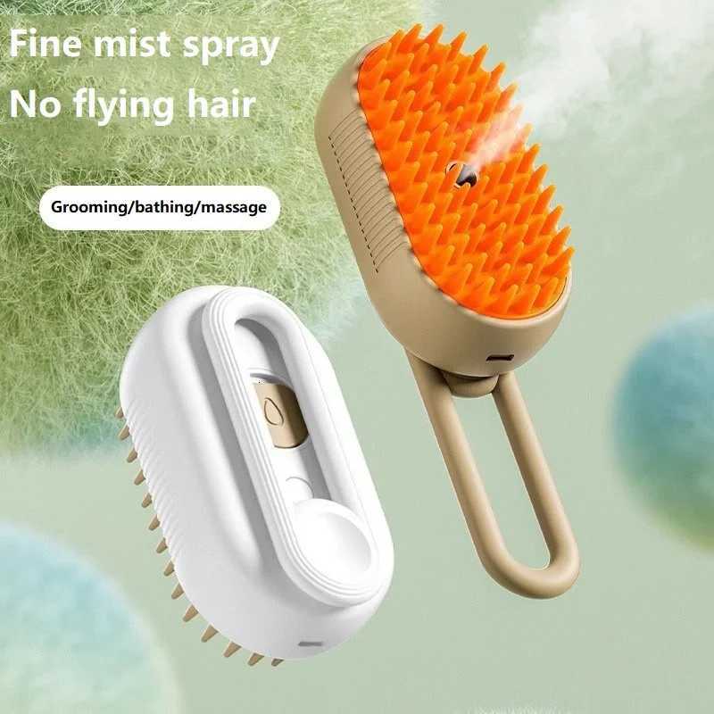 Dog Cat Steam Brush Short Hair Dog Steam Brush for A Cat Pet Comb Car Animal Hair Brush Pet Grooming GSZ06 M251208 - view 1