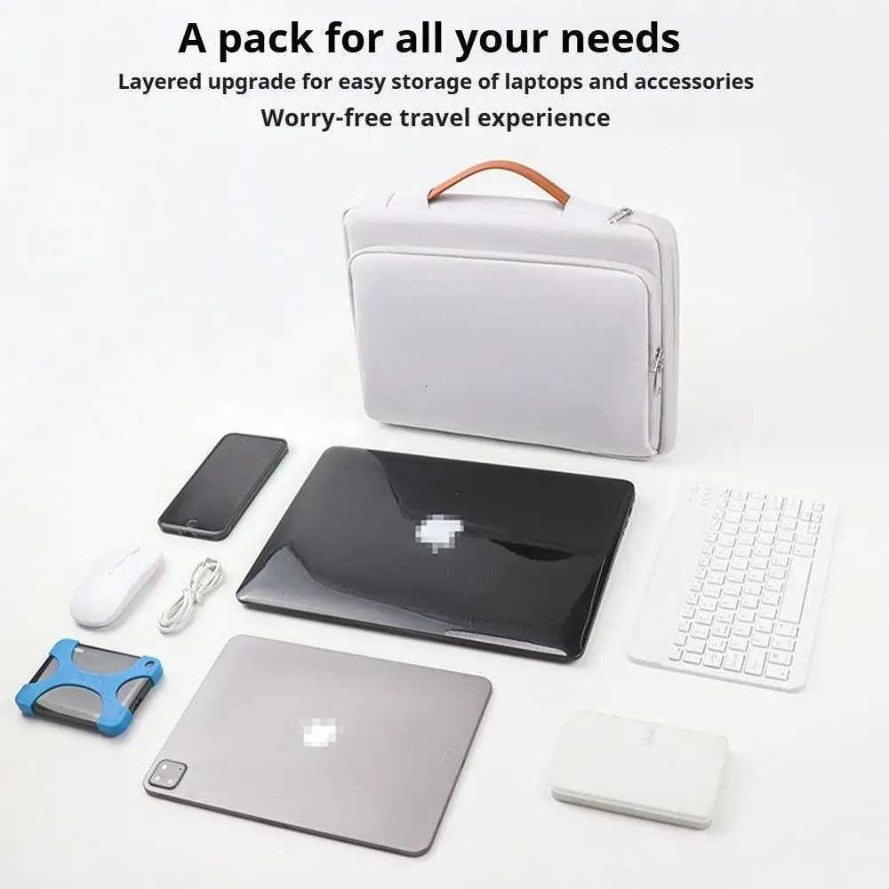 13 14 156 16 inch Laptop Computer Bag Waterproof Handbag Briefcase Man Women Bags for Macbook Air Samsung HP Lenovo AccessoryT251208