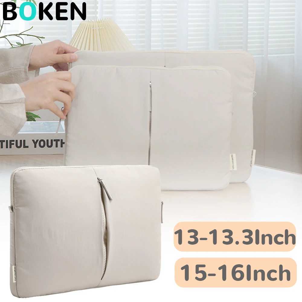 Plush Laptop Sleeve for 13 15 16Inch MacBook Air/Pro Dell HP Cute Fluffy Soft Case for Women Fashion Protective Laptop BagT251208