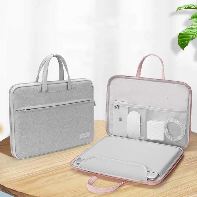 Notebook Pouch Laptop Bag Women Elegant 133 14 16 Inch Portable Laptop Sleeve Macbook Pro Case Handbag Briefcase Bag TravelT251208