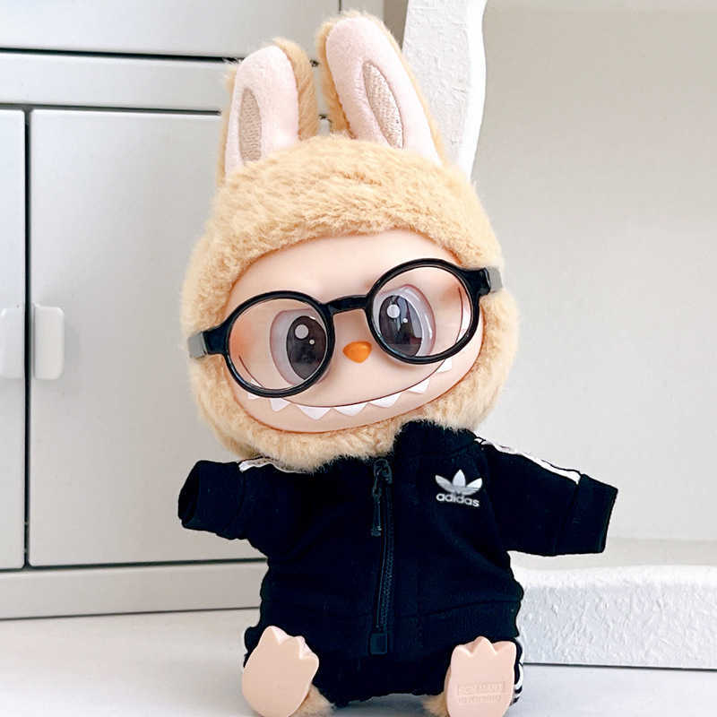 Labbubuwa 17cm First and Second Generation Sitting Party Vinyl Figure Adidas Sport and Casual OutfitT251018