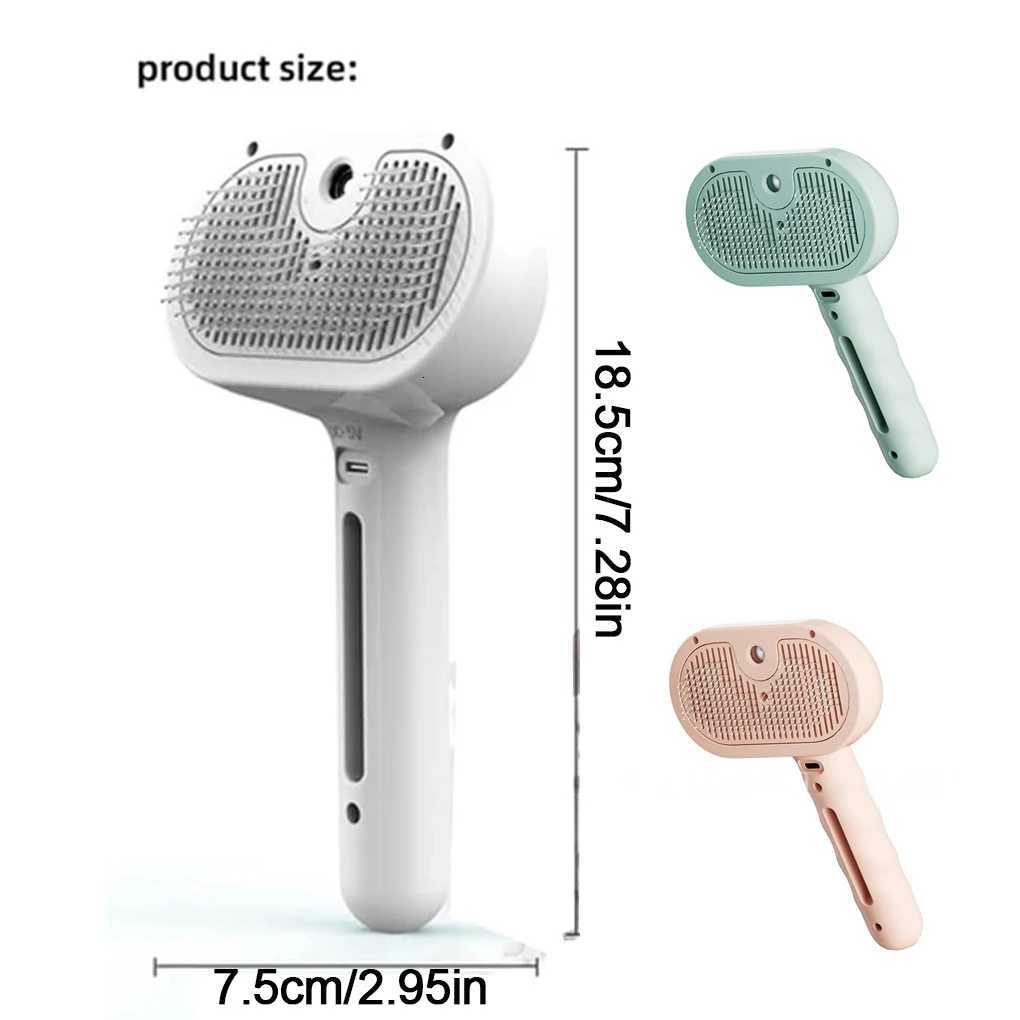 Pet Spray Grooming Comb Steamy Floating Hair Removal Cleaning Steam Brush Styling supplies For Dogs Cats Accessories M251208 - view 6