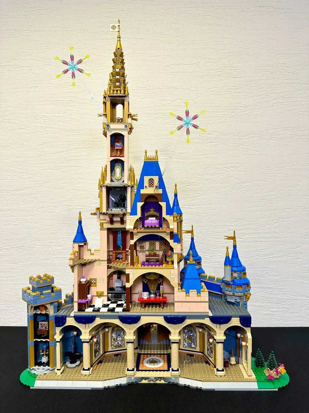 43222 The Princess Castle 100th Anniversary City Street View 16008 95658Model Building Blocks Bricks Kids Toys 71040 K251208
