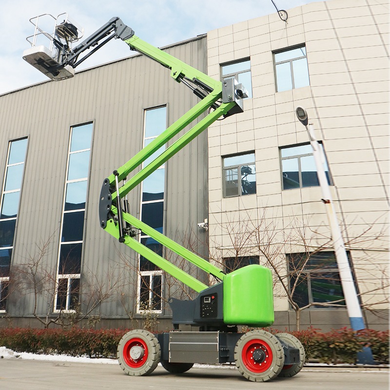 Articulated Boom Lift with Folding Function | Space-Saving Solution for Easy Transport and Storage