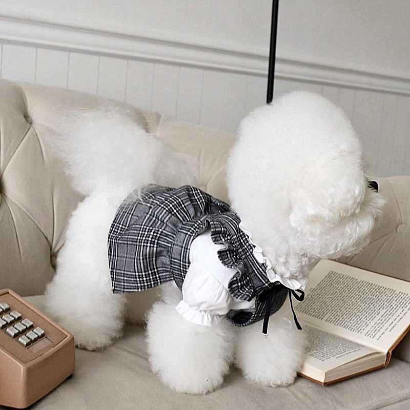 Fashion Dog Pet Autumn Winter Shirt Dress Two-piece Suit Clothing M251208